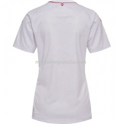 Maglia Danimarca Donna Trasferta Divisa 2022 Manica Corta