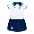Maglia Inghilterra Bambino Casa Divisa Mondiali 2022 Manica Corta