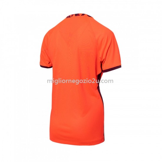 Maglia Inghilterra Donna Trasferta Divisa 2022 Manica Corta