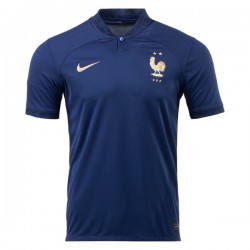 Maglia Francia Casa Divisa Mondiali 2022 Manica Corta