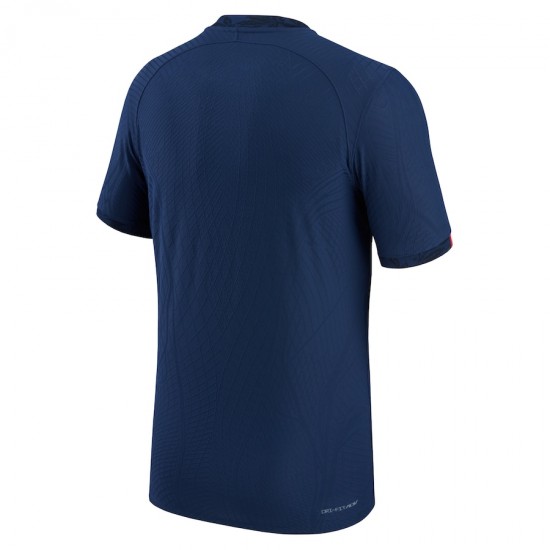Maglia Francia Casa Divisa Mondiali 2022 Manica Corta