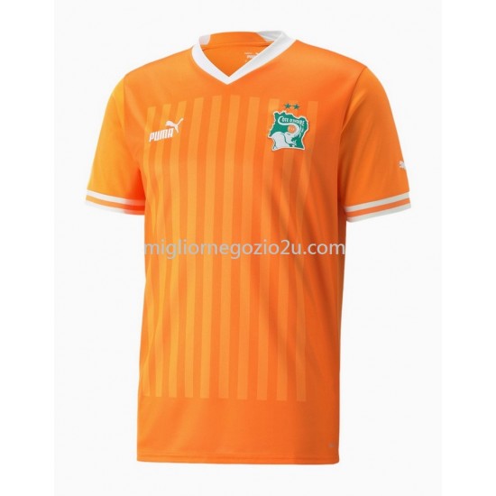Maglia Costa d'Avorio Casa Divisa 2022 Manica Corta