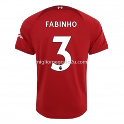 Maglia Liverpool Fabinho 3 Casa Divisa 2022-2023 Manica Corta