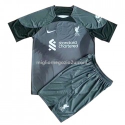 Maglia Liverpool Bambino Trasferta Divisa 2022-2023 Manica Corta