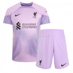 Maglia Liverpool Portiere Bambino Casa Divisa 2022-2023 Manica Corta