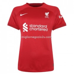 Maglia Liverpool Donna Casa Divisa 2022-2023 Manica Corta
