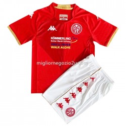 Maglia Mainz 5 Bambino Casa Divisa 2022-2023 Manica Corta