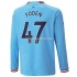 Maglia Manchester City Foden 47 Casa Divisa 2022-2023 Manica Lunga