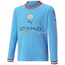 Maglia Manchester City Casa Divisa 2022-2023 Manica Lunga