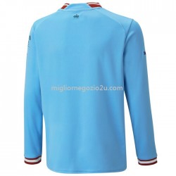 Maglia Manchester City Casa Divisa 2022-2023 Manica Lunga