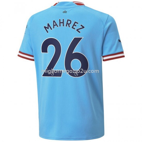 Maglia Manchester City Mahrez 26 Casa Divisa 2022-2023 Manica Corta
