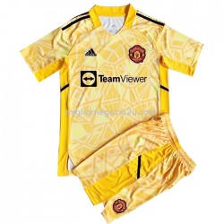 Maglia Manchester United Portiere Bambino Casa Divisa 2022-2023 Manica Corta