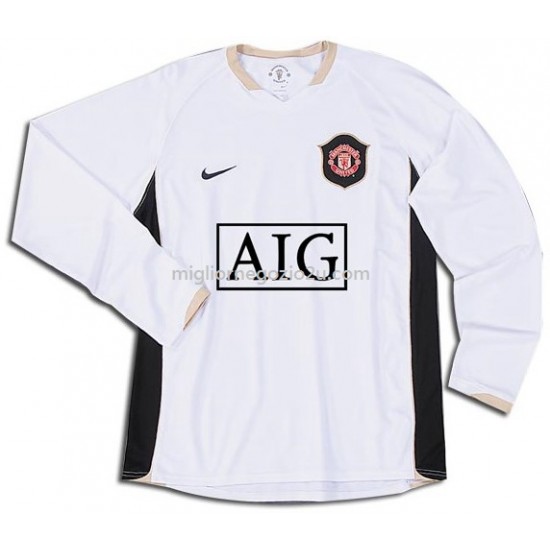 Maglia Manchester United Trasferta Divisa 2006-2007 Manica Corta