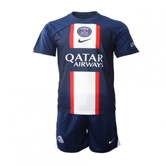 Maglia Paris Saint-Germain Bambino Casa Divisa 2022-2023 Manica Corta