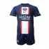 Maglia Paris Saint-Germain Bambino Casa Divisa 2022-2023 Manica Corta