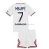 Maglia Paris Saint-Germain Kylian Mbappe 7 Bambino Quarta Divisa 2021-2022 Manica Corta