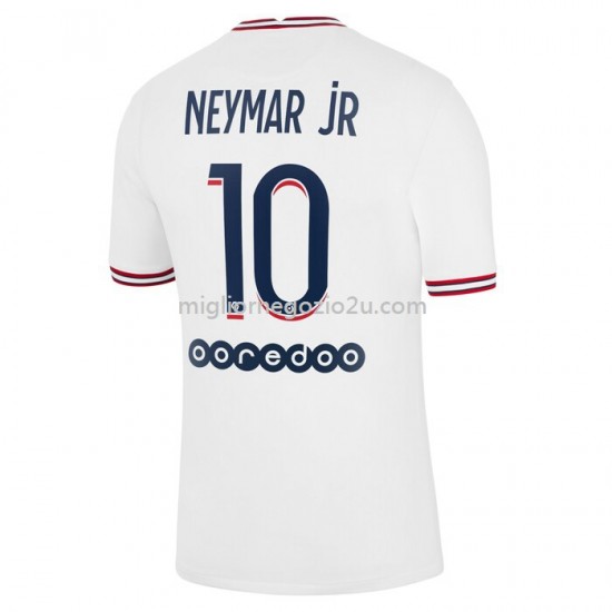 Maglia Paris Saint-Germain Neymar Jr 10 Quarta Divisa 2021-2022 Manica Corta