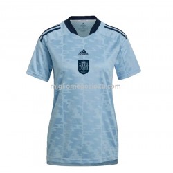 Maglia Spagna Donna Trasferta Divisa 2022 Manica Corta