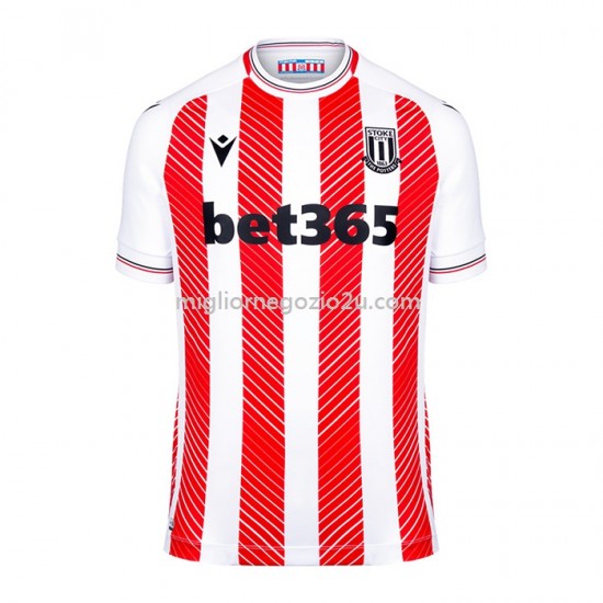 Maglia Stoke City Casa Divisa 2022-2023 Manica Corta