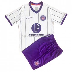 Maglia Toulouse FC Bambino Casa Divisa 2022-2023 Manica Corta