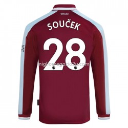 Maglia West Ham United Tomas Casa Divisa 2021-2022 Manica Lunga