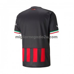 Maglia AC Milan Uomo Casa Divisa 2022-2023 Manica Corta