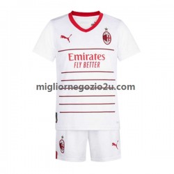 Maglia AC Milan Bambino Trasferta Divisa 2022-2023 Manica Corta