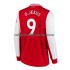 Maglia Arsenal Gabriel Jesus 9 Uomo Casa Divisa 2022-2023 Manica Lunga