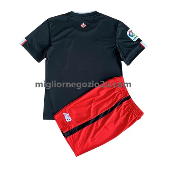 Maglia Athletic Bilbao Bambino Trasferta Divisa 2022-2023 Manica Corta
