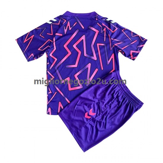 Maglia Bristol City Portiere Bambino Trasferta Divisa 2022-2023 Manica Corta