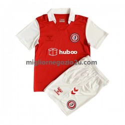 Maglia Bristol City Bambino Casa Divisa 2022-2023 Manica Corta