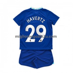 Maglia Chelsea Kai Havertz 29 Bambino Casa Divisa 2022-2023 Manica Corta