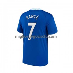Maglia Chelsea Kante 7 Uomo Casa Divisa 2022-2023 Manica Corta
