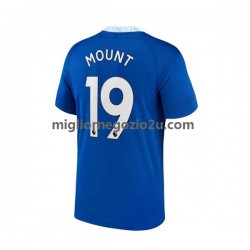 Maglia Chelsea Mason Mount 19 Uomo Casa Divisa 2022-2023 Manica Corta