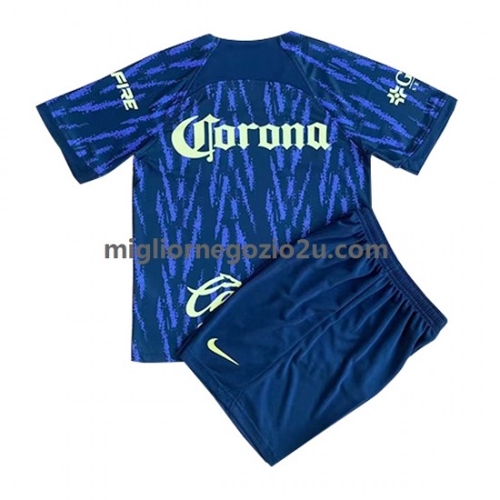 Maglia Club América Bambino Trasferta Divisa 2022-2023 Manica Corta