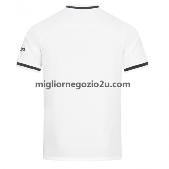 Maglia Eintracht Frankfurt Uomo Casa Divisa 2022-2023 Manica Corta