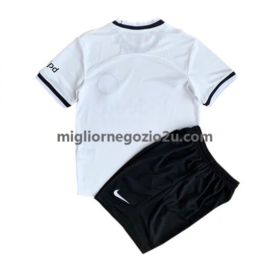 Maglia Eintracht Frankfurt Bambino Casa Divisa 2022-2023 Manica Corta