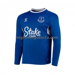 Maglia Everton Uomo Casa Divisa 2022-2023 Manica Lunga