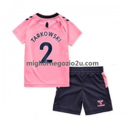 Maglia Everton James Tarkowski 2 Bambino Trasferta Divisa 2022-2023 Manica Corta