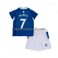 Maglia Everton McNeil 7 Bambino Casa Divisa 2022-2023 Manica Corta