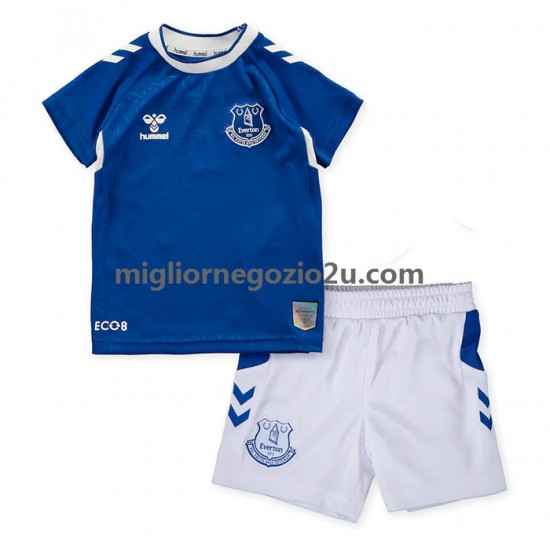 Maglia Everton Bambino Casa Divisa 2022-2023 Manica Corta