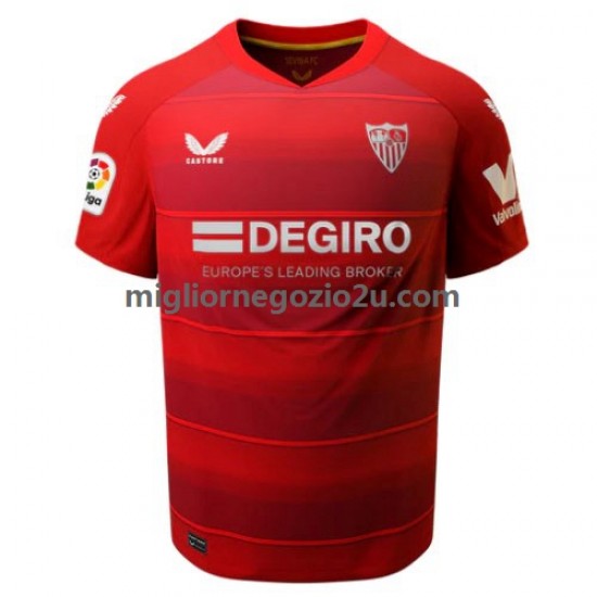 Maglia Sevilla FC Uomo Trasferta Divisa 2022-2023 Manica Corta