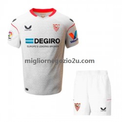 Maglia Sevilla FC Bambino Casa Divisa 2022-2023 Manica Corta