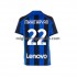 Maglia Inter Milan Henrikh Mkhitaryan 22 Uomo Casa Divisa 2022-2023 Manica Corta