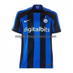 Maglia Inter Milan Uomo Casa Divisa 2022-2023 Manica Corta