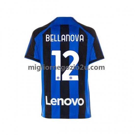 Maglia Inter Milan Raoul Bellanova 12 Uomo Casa Divisa 2022-2023 Manica Corta
