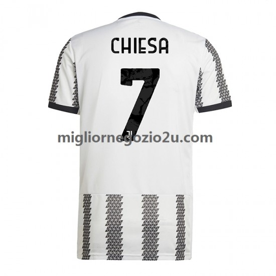 Maglia Juventus Chiesa 7 Uomo Casa Divisa 2022-2023 Manica Corta