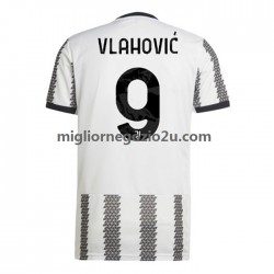 Maglia Juventus Vlahovic 9 Uomo Casa Divisa 2022-2023 Manica Corta