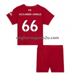Maglia Liverpool Alexander-Arnold 66 Bambino Casa Divisa 2022-2023 Manica Corta