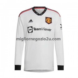Maglia Manchester United Uomo Trasferta Divisa 2022-2023 Manica Lunga
